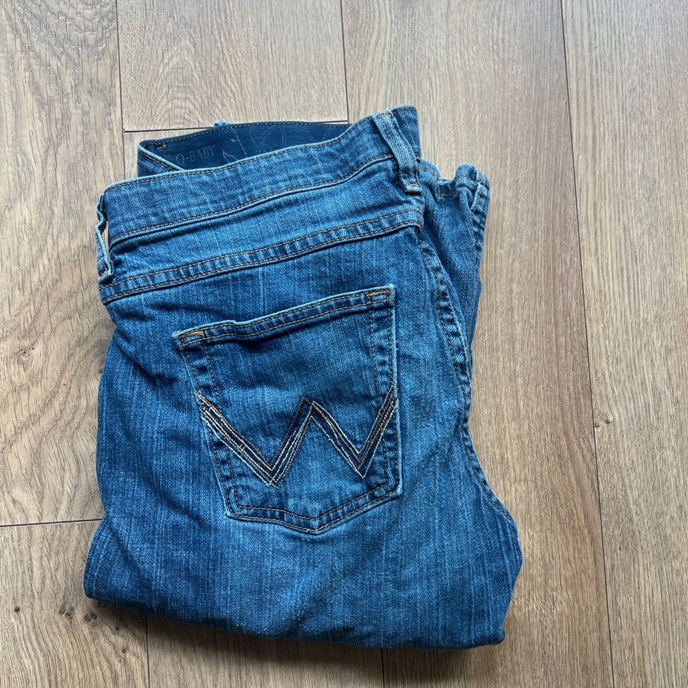 Wrangler Q baby riding jeans 7x36